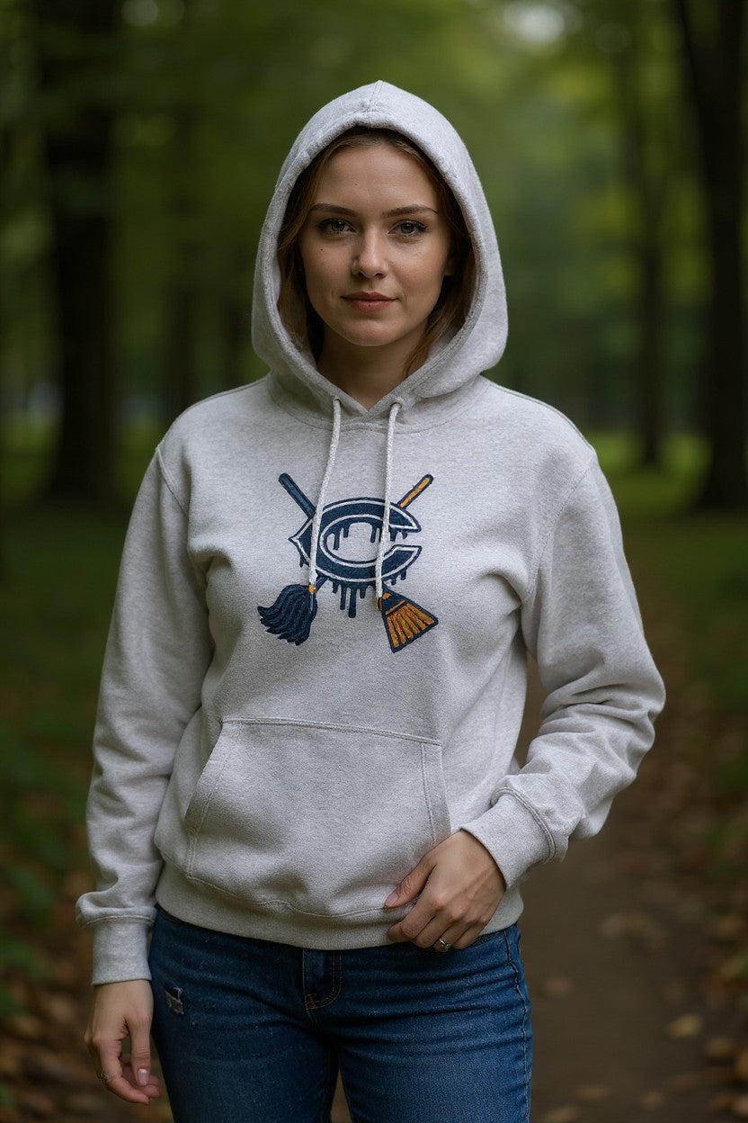 Cream Sleeve Collection Hoodie