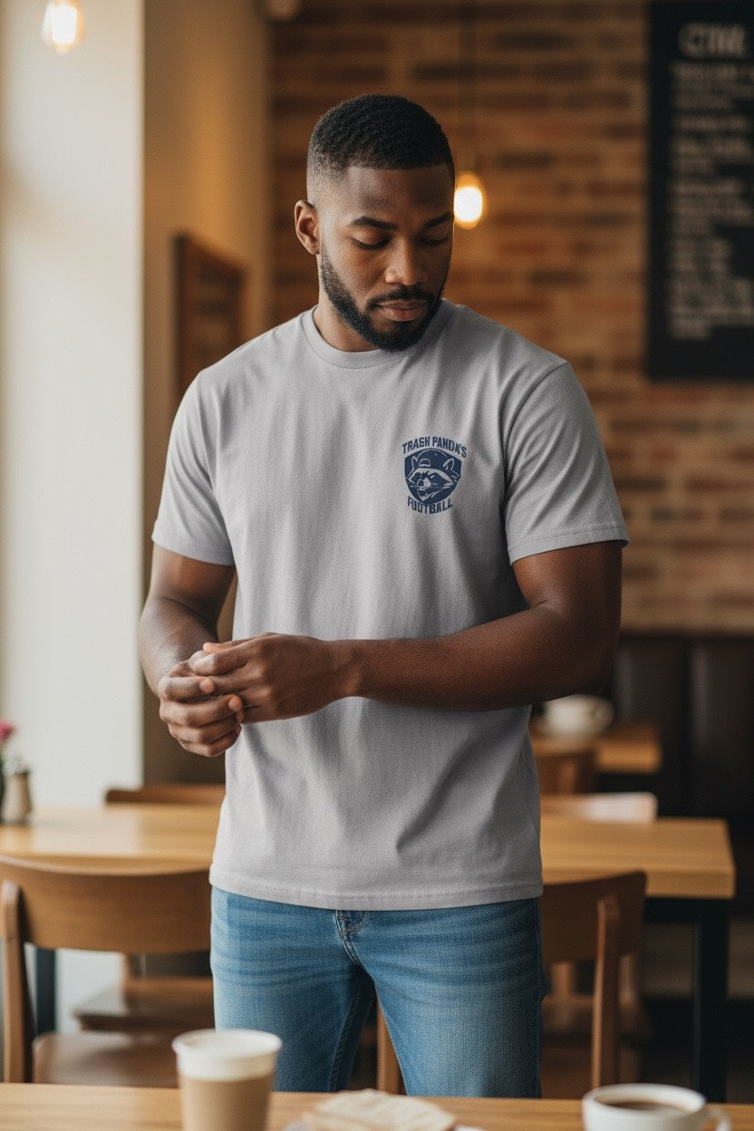 The Trash Pandas Football Tee