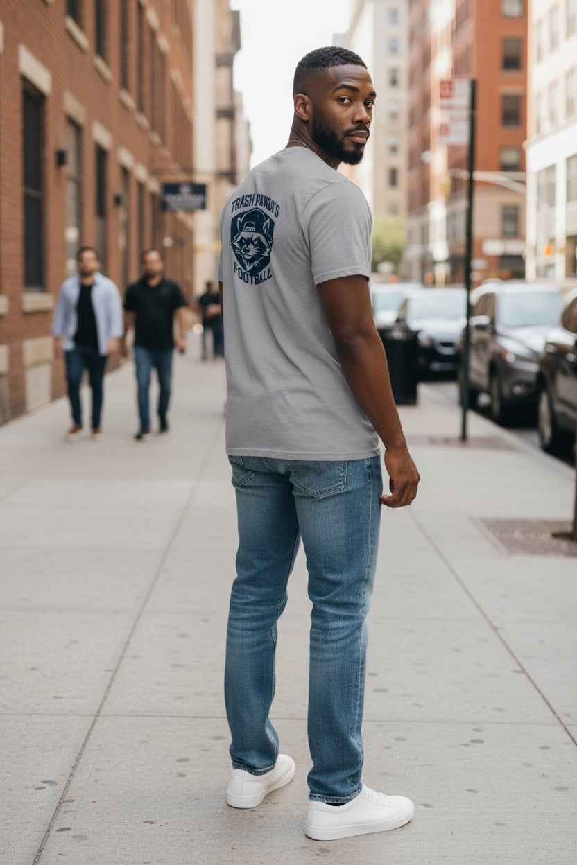 The Trash Pandas Football Tee